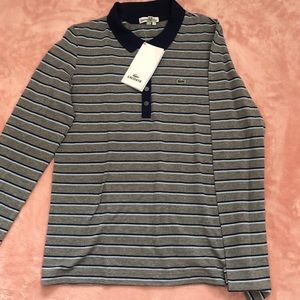 Lacoste long sleeve collared shirt  (NWT)